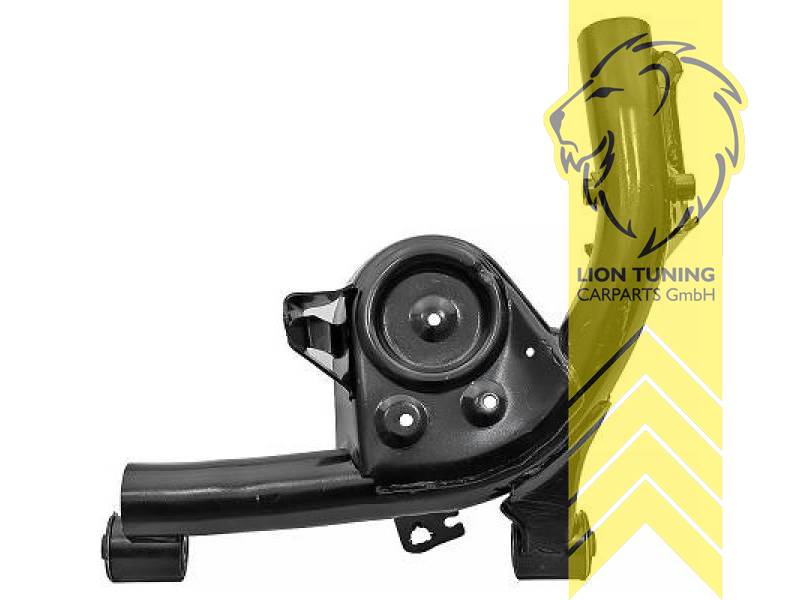 schwarz, Ersatz zu OE Nummer: 50705760, Nur für Allradfahrzeuge (4WD, 4x4, 4Motion usw.)., Hinterachse mit Silentlager, Metall / Stahl