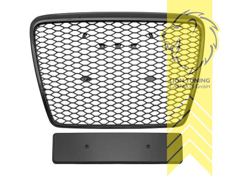 schwarz matt, für Fahrzeuge mit PDC, ABS Kunststoff, Eintragungsfrei / als Ersatzteil verwendbar