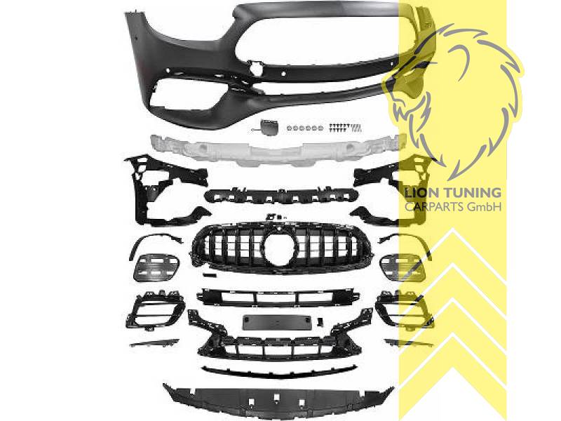 Ersatzteile von äquivalenter Qualität für die Besitzer des Fahrzeugs (entspr. EU-Verordnung 46/2010), auch für Modelle mit Kamera-System, PP Kunststoff, grundiert, für Fahrzeuge mit 6 PDC, für Fahrzeuge mit oder ohne SRA, Eintragungsfrei / mit ABE