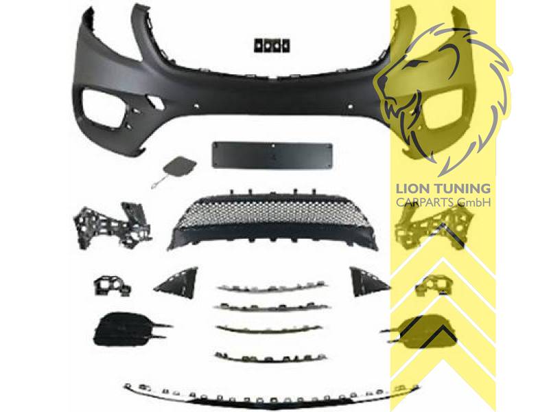 Ersatzteile von äquivalenter Qualität für die Besitzer des Fahrzeugs (entspr. EU-Verordnung 46/2010), PP Kunststoff, grundiert, für Fahrzeuge mit 6 PDC, für Fahrzeuge mit oder ohne SRA, Eintragungsfrei / mit ABE