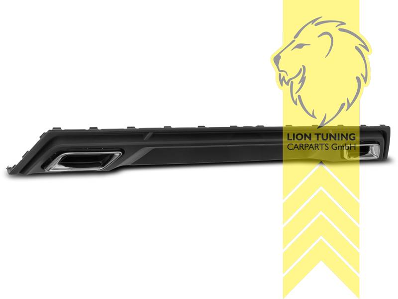 schwarz matt, PP Kunststoff, Eintragungsfrei / als Ersatzteil verwendbar