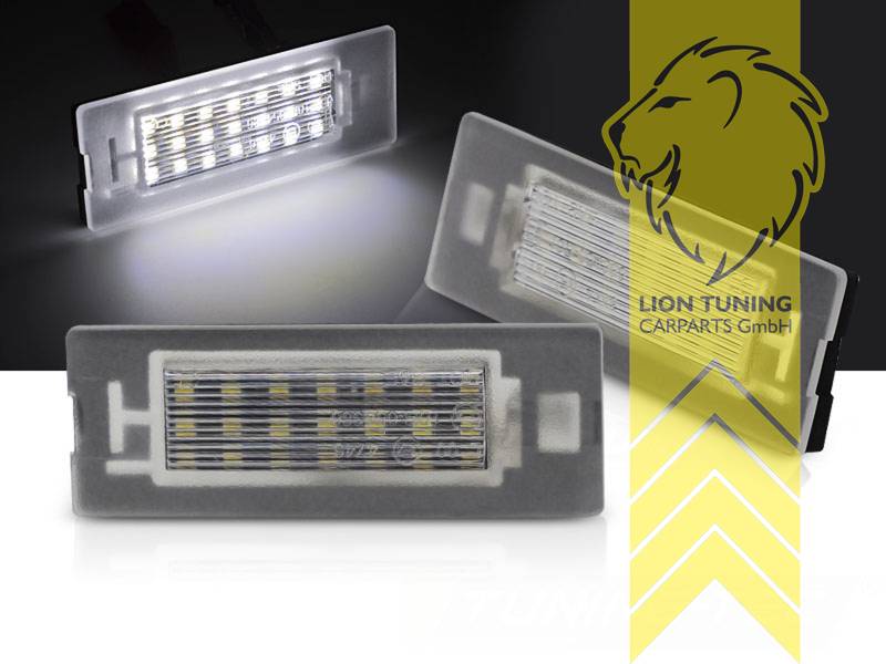 Kennzeichenbeleuchtung für FIAT Panda II Schrägheck (169) LED und