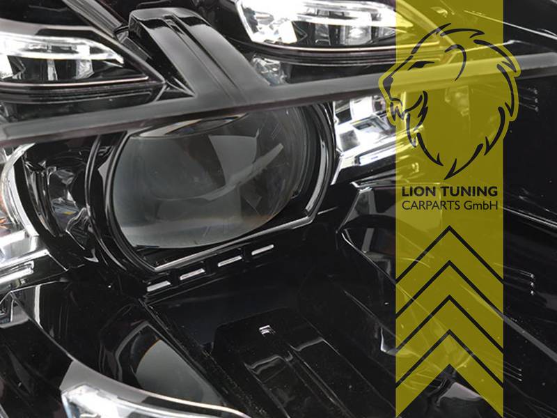 Liontuning - Tuningartikel für Ihr Auto  Lion Tuning Carparts GmbH TFL  Optik Scheinwerfer Porsche Cayenne LED Tagfahrlicht Optik für XENON schwarz