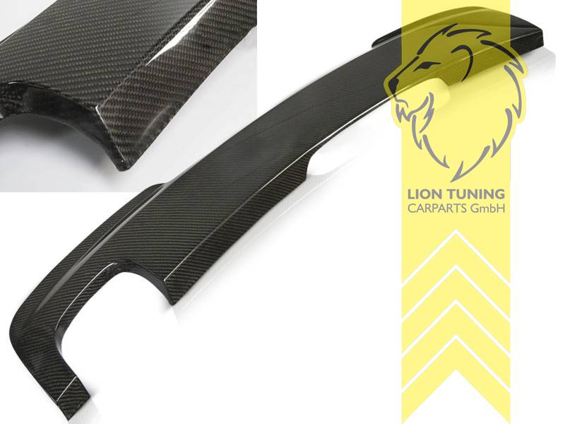 Liontuning - Tuningartikel für Ihr Auto  Lion Tuning Carparts GmbHCarbon Heckansatz  Heckspoiler Diffusor für BMW E46 Limousine für M Paket