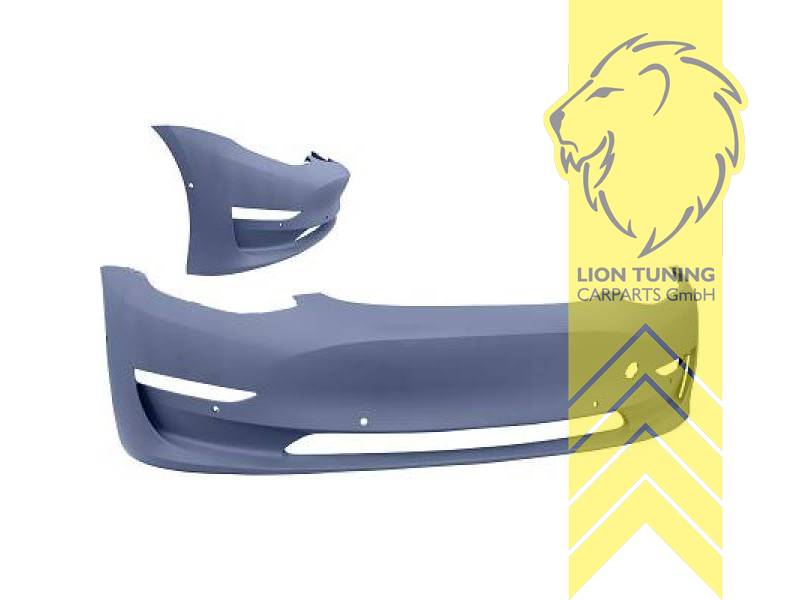 PP Kunststoff, glatt - lackierfähig, für Fahrzeuge mit PDC, für Fahrzeuge ohne SRA, Eintragungsfrei / als Ersatzteil verwendbar