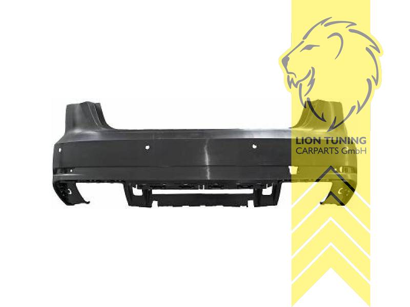 nur passend für 5-Türer, nur passend für S Line, PP Kunststoff, grundiert, für Fahrzeuge mit PDC, Eintragungsfrei / als Ersatzteil verwendbar