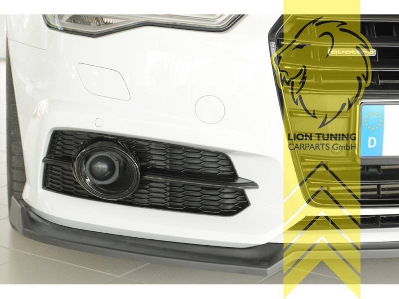 Liontuning - Tuningartikel für Ihr Auto  Lion Tuning Carparts GmbH Rieger  Frontspoiler Spoilerlippe Spoiler für Audi A6 4F Limousine Avant