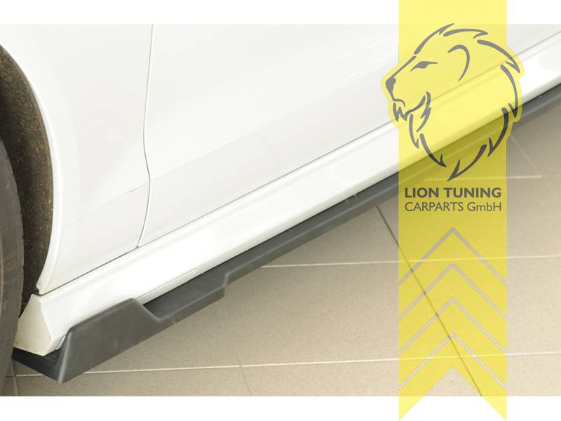 schwarz matt, nur passend für Modelle mit S-Line, ABS Kunststoff, schwarz - lackierfähig, Eintragungsfrei / mit ABE