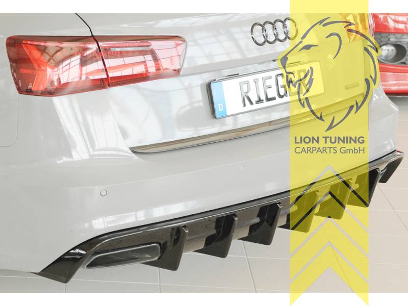 Rieger Heckansatz Heckspoiler Diffusor Für Audi A6 4F Limousine