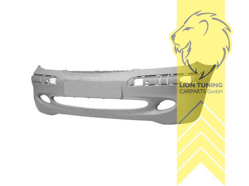 mit Löchern für Zierleiste, PP Kunststoff, grundiert, für Fahrzeuge ohne PDC, für Fahrzeuge ohne SRA, Eintragungsfrei / als Ersatzteil verwendbar