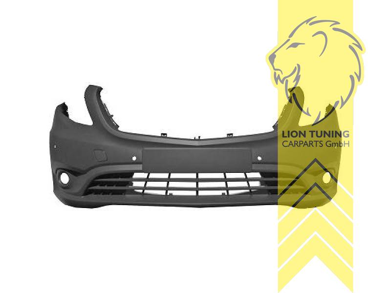 für Fahrzeuge mit Nebelscheinwerfer, PP Kunststoff, grundiert, für Fahrzeuge mit PDC, für Fahrzeuge ohne SRA, Eintragungsfrei / als Ersatzteil verwendbar