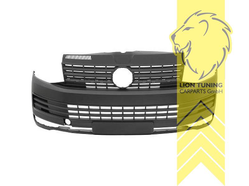 PP Kunststoff, schwarz mit Struktur - wie original, für Fahrzeuge ohne PDC, für Fahrzeuge ohne SRA, Eintragungsfrei / als Ersatzteil verwendbar