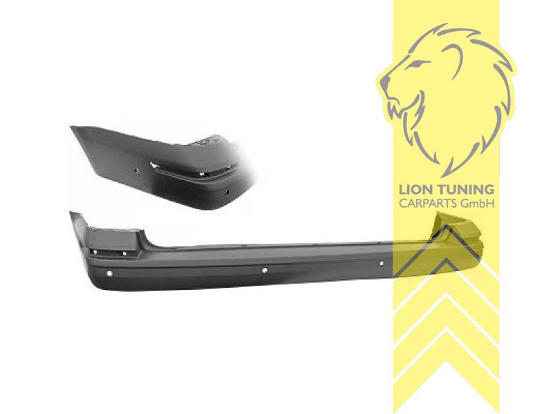 PP Kunststoff, schwarz mit Struktur - wie original, für Fahrzeuge mit PDC, Eintragungsfrei / als Ersatzteil verwendbar