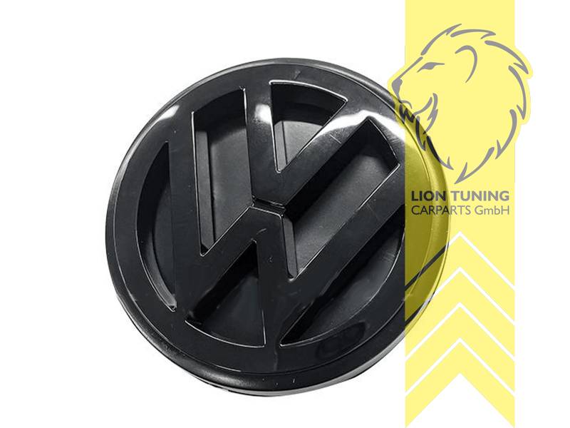 VW Zeichen Emblem für Heckklappe schwarz (Emblem)