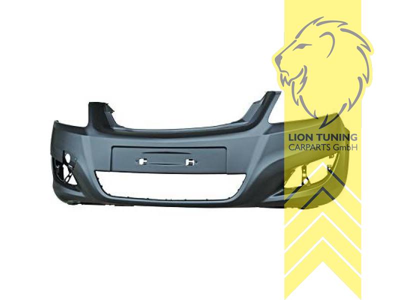 PP Kunststoff, grundiert, für Fahrzeuge mit oder ohne PDC - Löcher sind angezeichnet, für Fahrzeuge ohne SRA, Eintragungsfrei / als Ersatzteil verwendbar