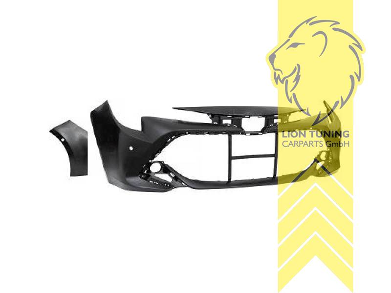 PP Kunststoff, grundiert, für Fahrzeuge mit PDC, für Fahrzeuge ohne SRA, Eintragungsfrei / als Ersatzteil verwendbar