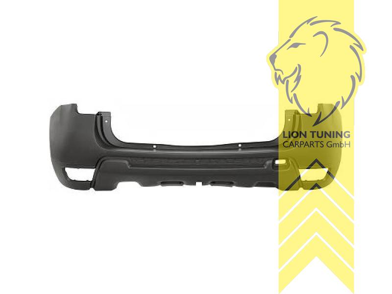 ohne Löcher für Zierleisten, PP Kunststoff, grundiert, glatt - lackierfähig, für Fahrzeuge ohne PDC, Eintragungsfrei / als Ersatzteil verwendbar