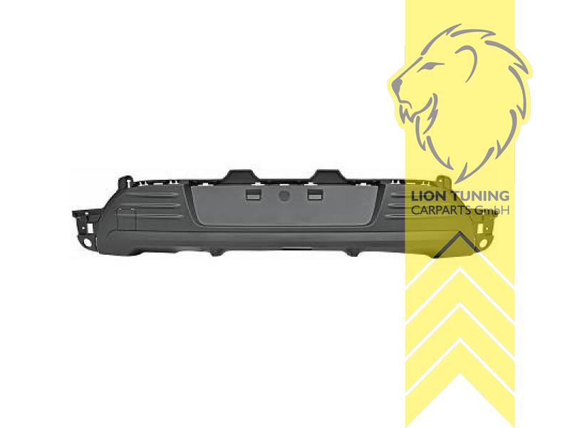 schwarz glänzend, PP Kunststoff, für Fahrzeuge ohne PDC, Eintragungsfrei / als Ersatzteil verwendbar