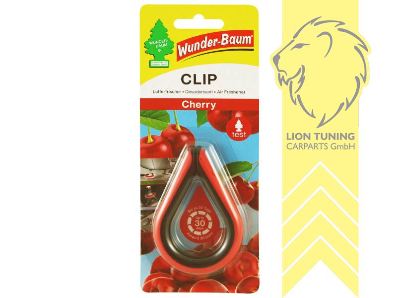Liontuning - Tuningartikel für Ihr Auto  Lion Tuning Carparts GmbH  Wunderbaum Clip Lufterfrischer Black Ice