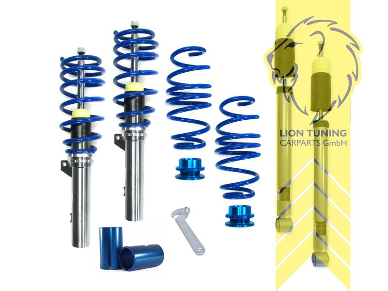 fest, blau, Nicht für Fahrzeuge mit elektronischer Dämpferverstellung., nur für Fahrzeuge mit Mehrlenker-Hinterachse, Stahl verzinkt, Eintragungspflichtig / Teilegutachten liegt bei