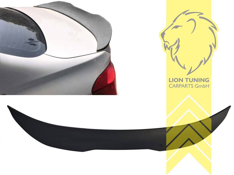 Liontuning - Tuningartikel für Ihr Auto  Lion Tuning Carparts GmbH  Hecklippe Spoiler Heckspoiler Kofferraum Lippe M-Paket Optik BMW F10  Limousine