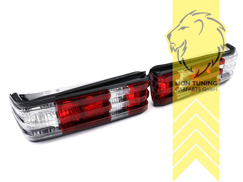 Upgrade Design Rückleuchten Für Mercedes Benz 190 / W201 82-93 Rot/weiß