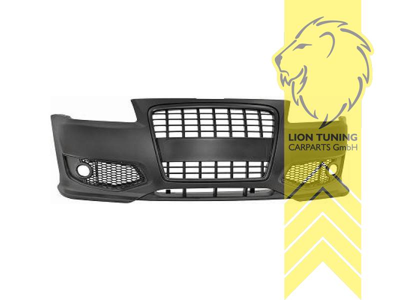 Liontuning - Tuningartikel für Ihr Auto  Lion Tuning Carparts GmbH  Stoßstange Audi A3 8L Single Frame Optik schwarz