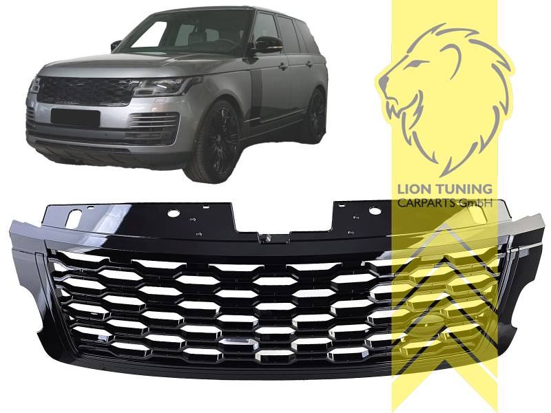 schwarz glänzend, ABS Kunststoff, Eintragungsfrei / keine Eintragung nötig