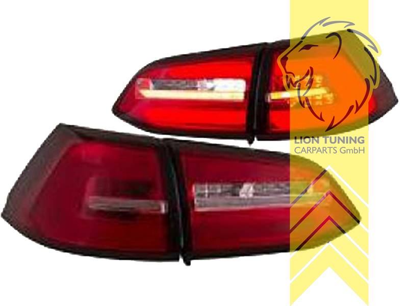 LED, dynamischer LED Blinker, rot, weiss, nur für Fahrzeuge mit werksseitig verbauten LED Rückleuchten, Eintragungsfrei / mit E-Prüfzeichen