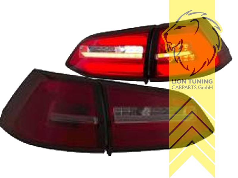 LED, dynamischer LED Blinker, schwarz, rot, nur für Fahrzeuge mit werksseitig verbauten HALOGEN Rückleuchten, Eintragungsfrei / mit E-Prüfzeichen