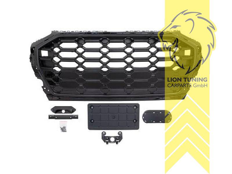 schwarz glänzend, für Fahrzeuge ohne Kamera-System, ABS Kunststoff, für Fahrzeuge ohne PDC, Eintragungsfrei / als Ersatzteil verwendbar