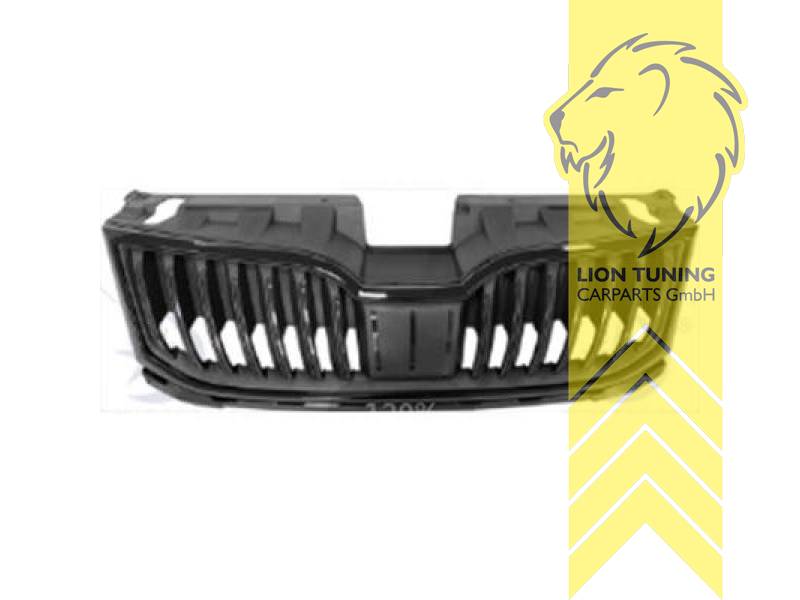 schwarz glänzend, ABS Kunststoff, für Fahrzeuge mit Radar (ACC), Eintragungsfrei / als Ersatzteil verwendbar