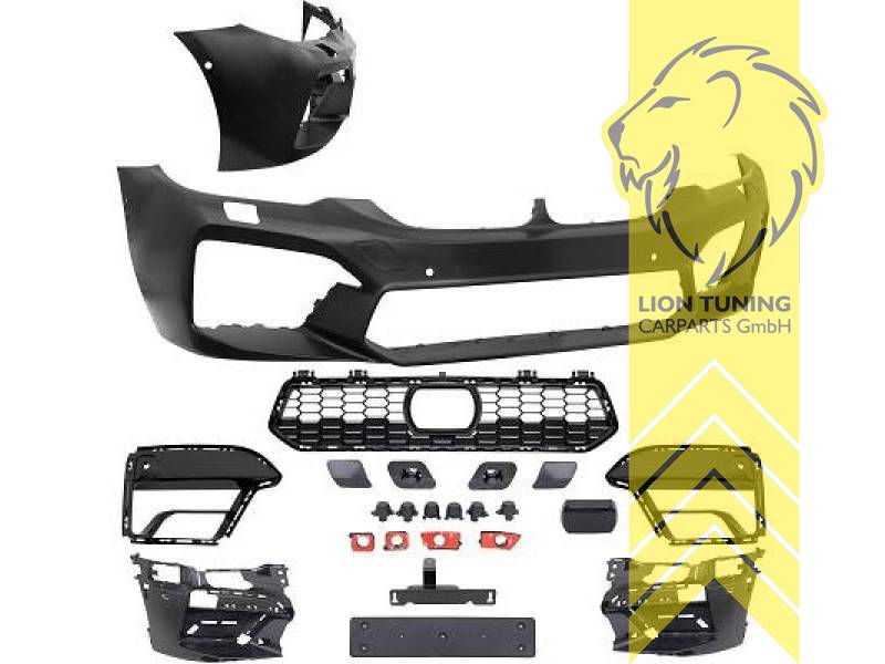 Ersatzteile von äquivalenter Qualität für die Besitzer des Fahrzeugs (entspr. EU-Verordnung 46/2010), PP Kunststoff, grundiert, für Fahrzeuge mit 6 PDC, für Fahrzeuge mit Radar (ACC)