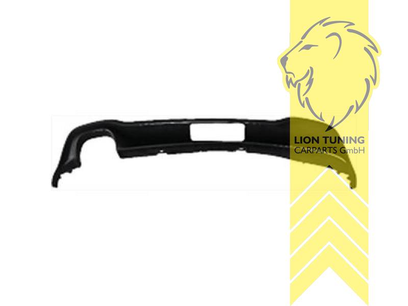 links, schwarz glänzend, für Fahrzeuge mit Anhängerkupplung, PP Kunststoff, schwarz - lackierfähig, Eintragungsfrei / als Ersatzteil verwendbar