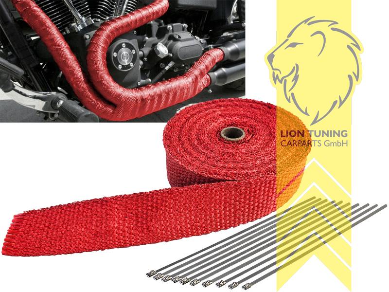 50mm, 2mm, rot, bis 900° Celsius, 10m, Titan