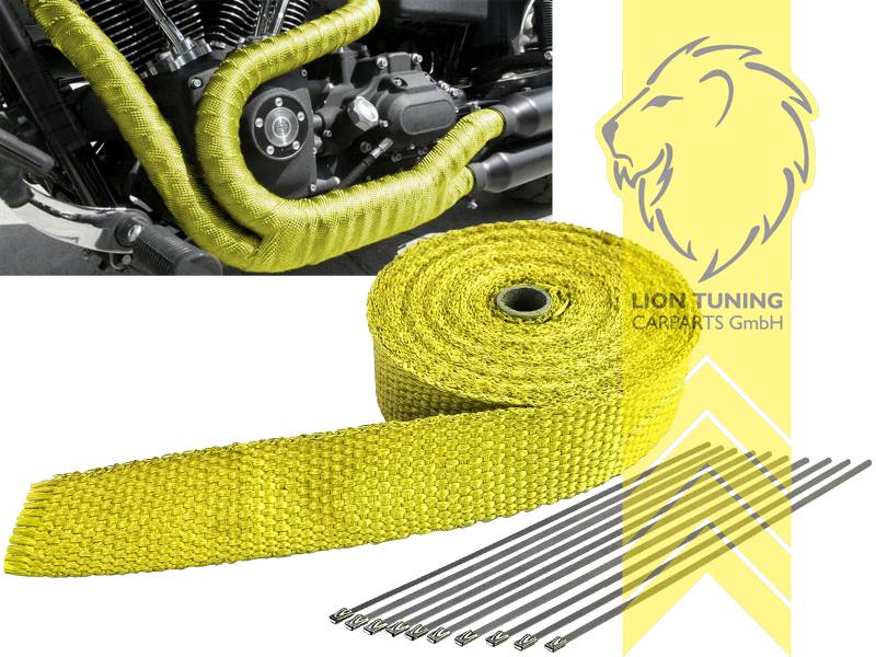 50mm, 2mm, gelb, bis 900° Celsius, 10m, Titan