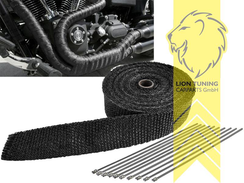 50mm, 2mm, schwarz, bis 900° Celsius, 10m, Titan