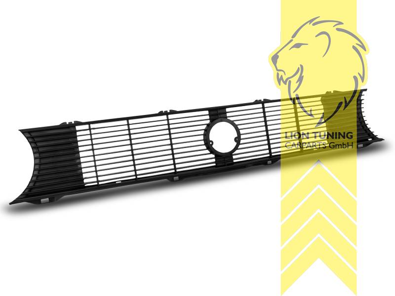 mit Emblemaufnahme, schwarz, ABS Kunststoff, Eintragungsfrei / als Ersatzteil verwendbar