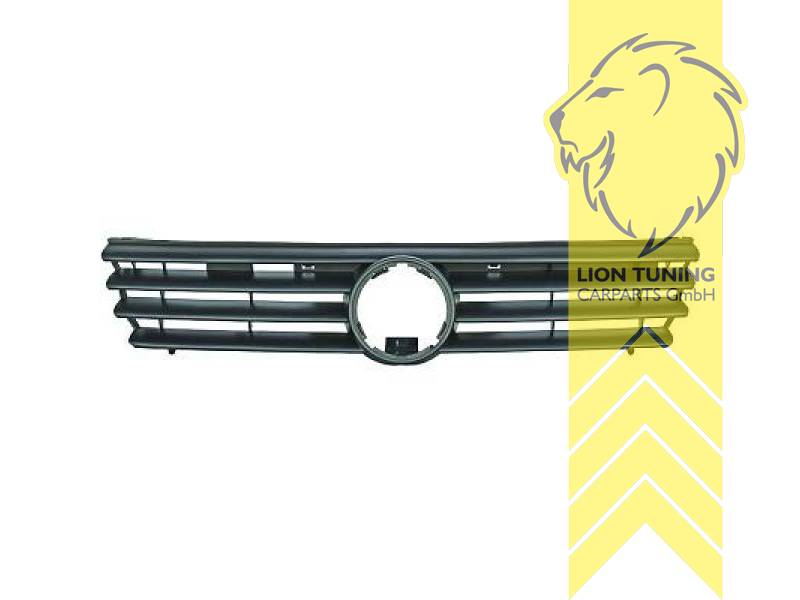 mit Emblemaufnahme, schwarz, ABS Kunststoff, Eintragungsfrei / als Ersatzteil verwendbar