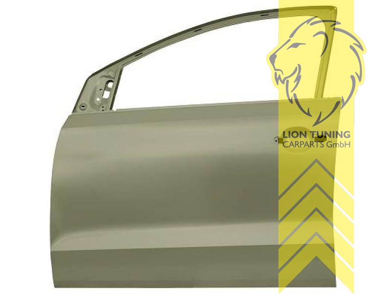 nur passend für 5-Türer, ohne Löcher für Zierleiste, Metall / Stahl, glatt - lackierfähig, Eintragungsfrei / als Ersatzteil verwendbar