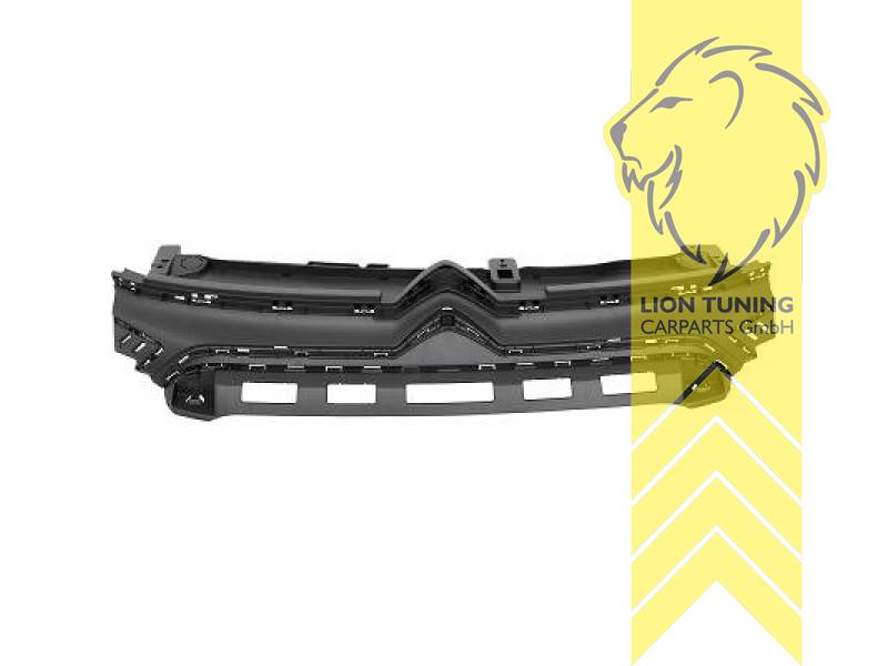 mit Emblemaufnahme, schwarz, ABS Kunststoff, Eintragungsfrei / als Ersatzteil verwendbar