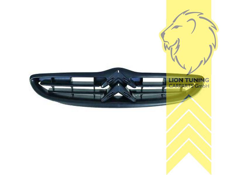 mit Emblemaufnahme, schwarz, ABS Kunststoff, Eintragungsfrei / als Ersatzteil verwendbar