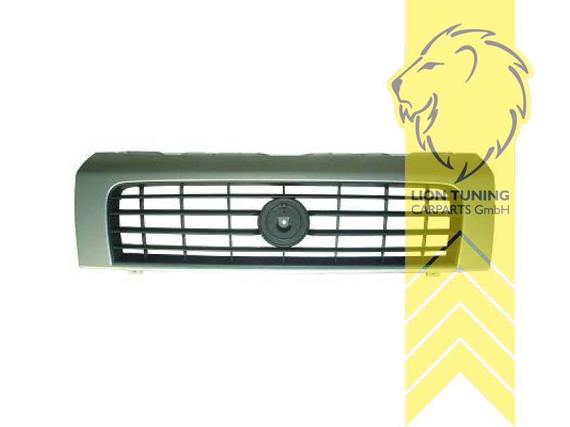 mit Emblemaufnahme, schwarz, ABS Kunststoff, teilgrundiert, Eintragungsfrei / als Ersatzteil verwendbar