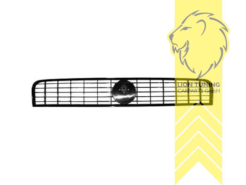 mit Emblemaufnahme, schwarz, ABS Kunststoff, Eintragungsfrei / als Ersatzteil verwendbar