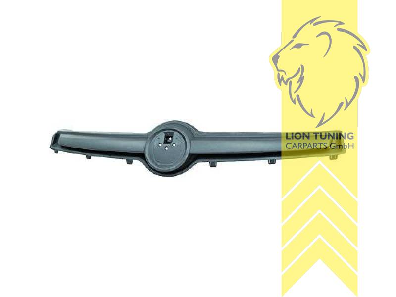 mit Emblemaufnahme, schwarz, ABS Kunststoff, Eintragungsfrei / als Ersatzteil verwendbar