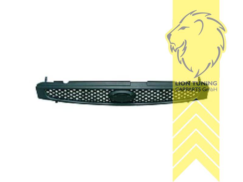 mit Emblemaufnahme, schwarz, ABS Kunststoff, Eintragungsfrei / als Ersatzteil verwendbar