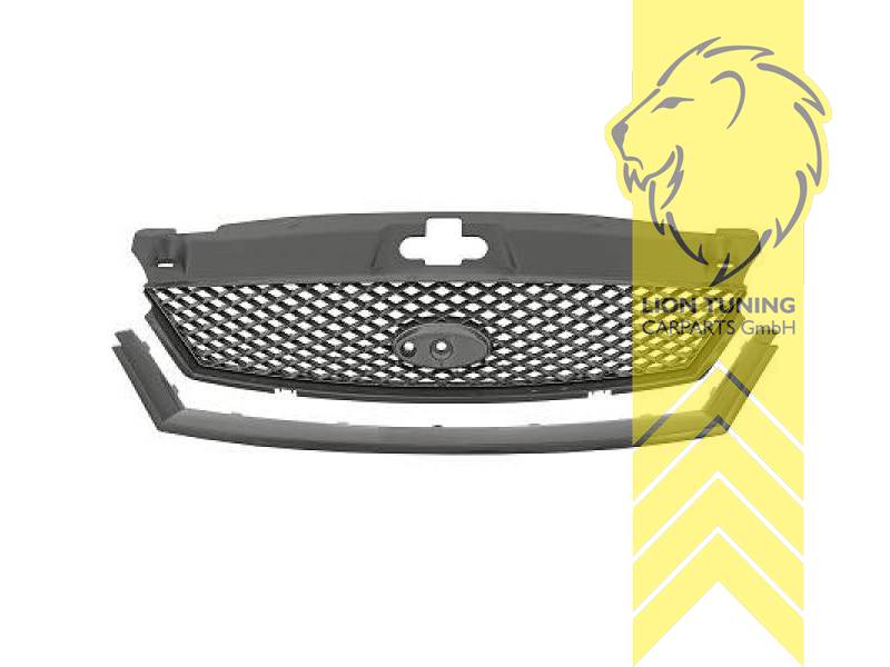 mit Emblemaufnahme, schwarz, ABS Kunststoff, Eintragungsfrei / als Ersatzteil verwendbar