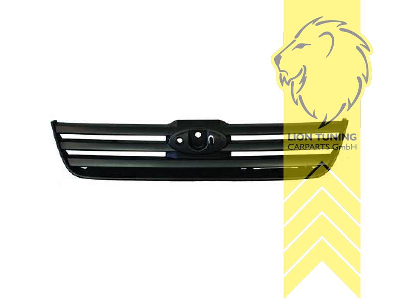 mit Emblemaufnahme, schwarz, ABS Kunststoff, Eintragungsfrei / als Ersatzteil verwendbar