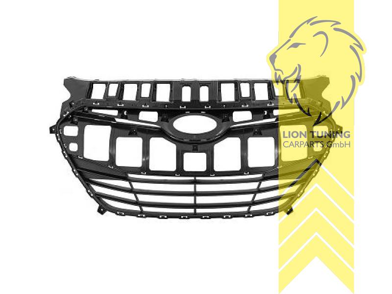 mit Emblemaufnahme, grau, ABS Kunststoff, Eintragungsfrei / als Ersatzteil verwendbar