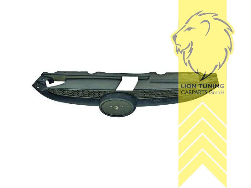 mit Emblemaufnahme, schwarz, ABS Kunststoff, Eintragungsfrei / als Ersatzteil verwendbar